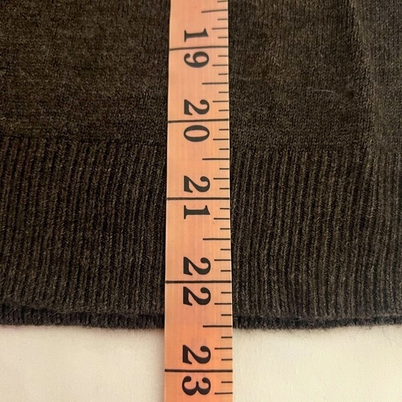 Mercer Street Studio Womens Sweater Small Chocolate Brown Zip Back Long Sleeve - Picture 11 of 11